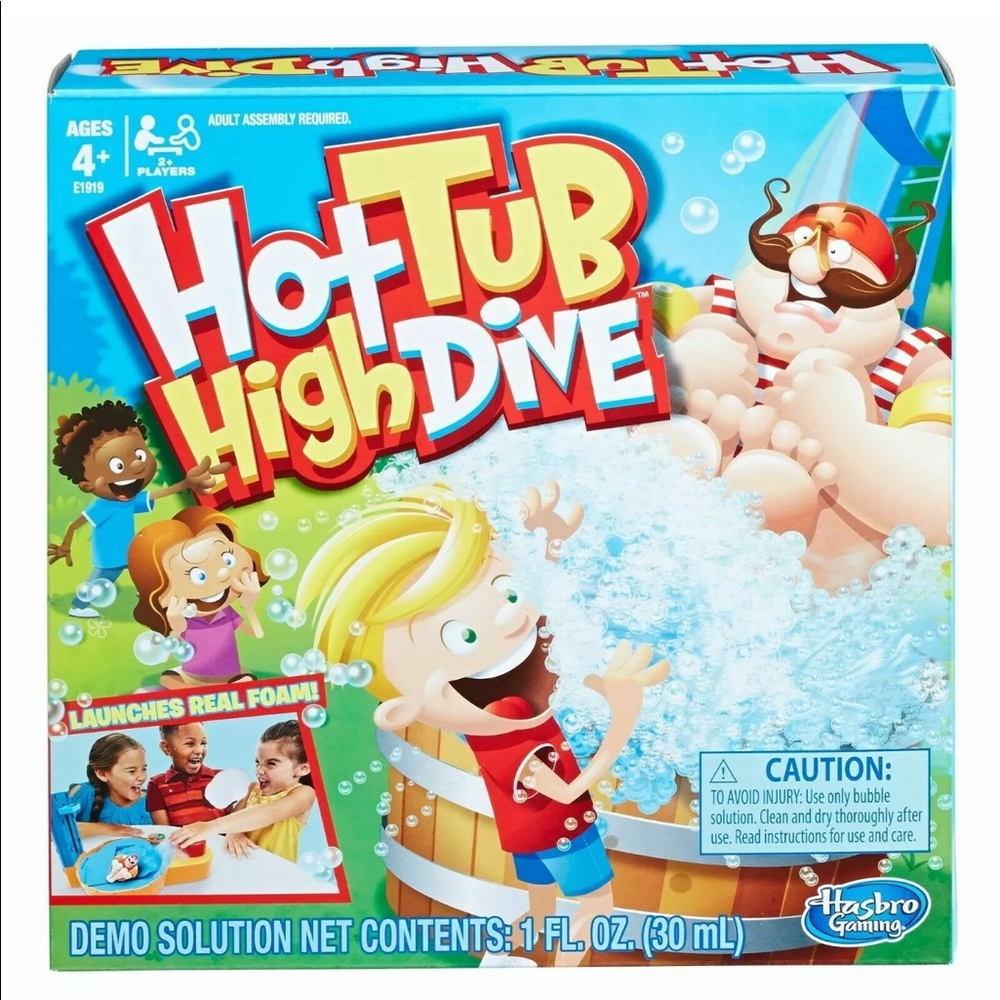 Hasbro Hot Tub High Dive Game Bubbles for Kids